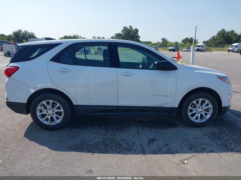 2019 Chevrolet Equinox Ls VIN: 2GNAXHEV9K6100490 Lot: 43155035