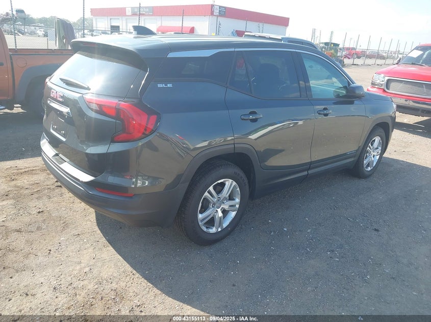 2020 Gmc Terrain 1.5 FWD SLE Gray Lot 111043155113 Vin 3GKALMEV1LL163355
