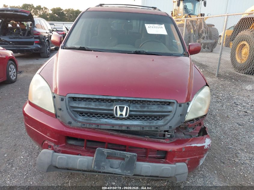 2004 Honda Pilot Ex VIN: 5FNYF18464B002552 Lot: 43155119