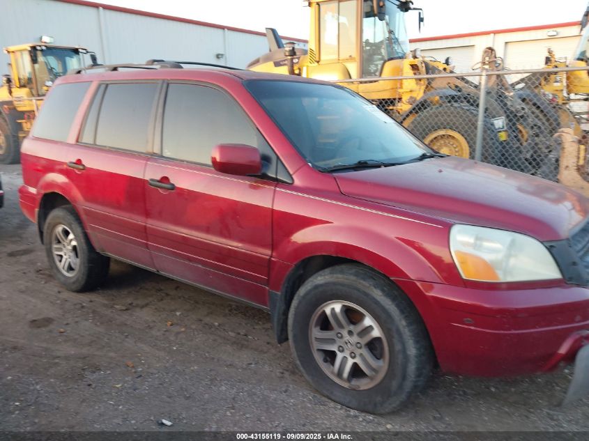 2004 Honda Pilot Ex VIN: 5FNYF18464B002552 Lot: 43155119