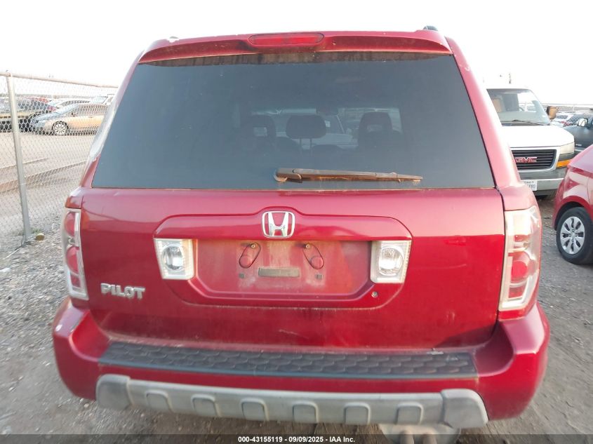 2004 Honda Pilot Ex VIN: 5FNYF18464B002552 Lot: 43155119