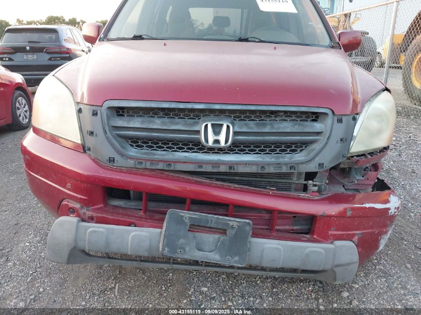 2004 Honda Pilot Ex VIN: 5FNYF18464B002552 Lot: 43155119