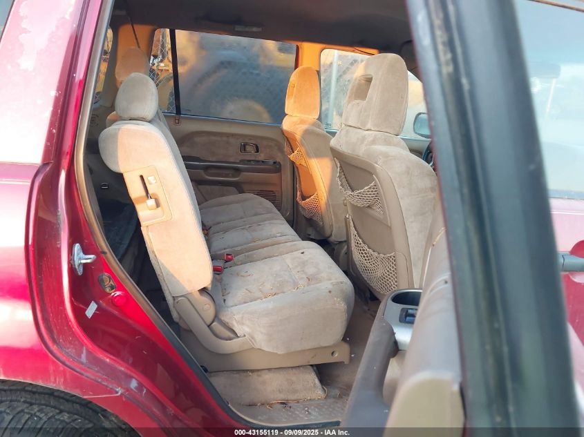 2004 Honda Pilot Ex VIN: 5FNYF18464B002552 Lot: 43155119