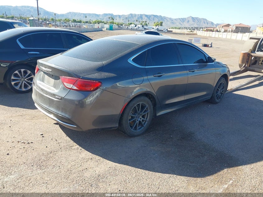 Vin: 1c3cccab0gn163884, lot: 43649487, chrysler 200 limited 20164