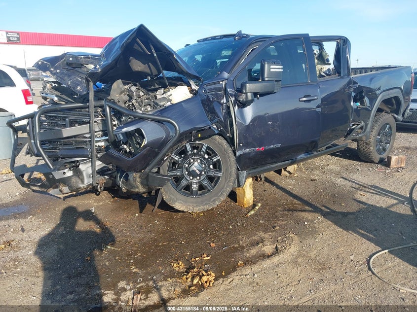 2024 GMC Sierra 2500Hd 4Wd Standard Bed At4 black truck diesel 1GT49PEY2RF255497 photo #3