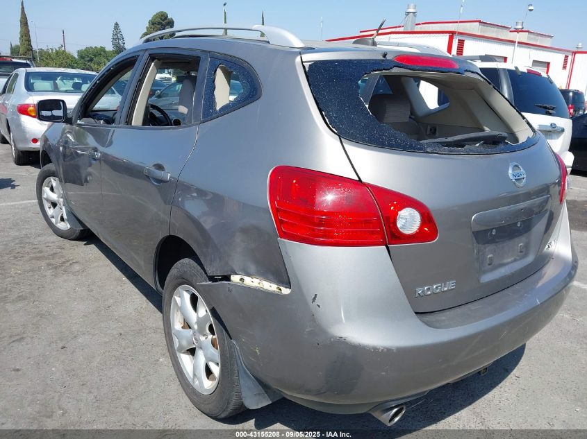 2008 Nissan Rogue Sl VIN: JN8AS58V38W140794 Lot: 43155208