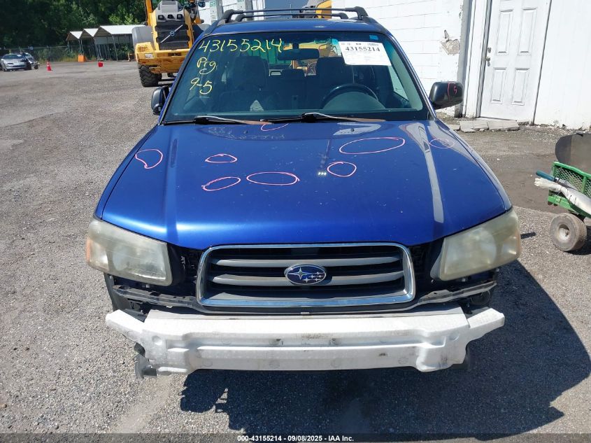 2004 Subaru Forester 2.5Xs VIN: JF1SG65634H761445 Lot: 43155214