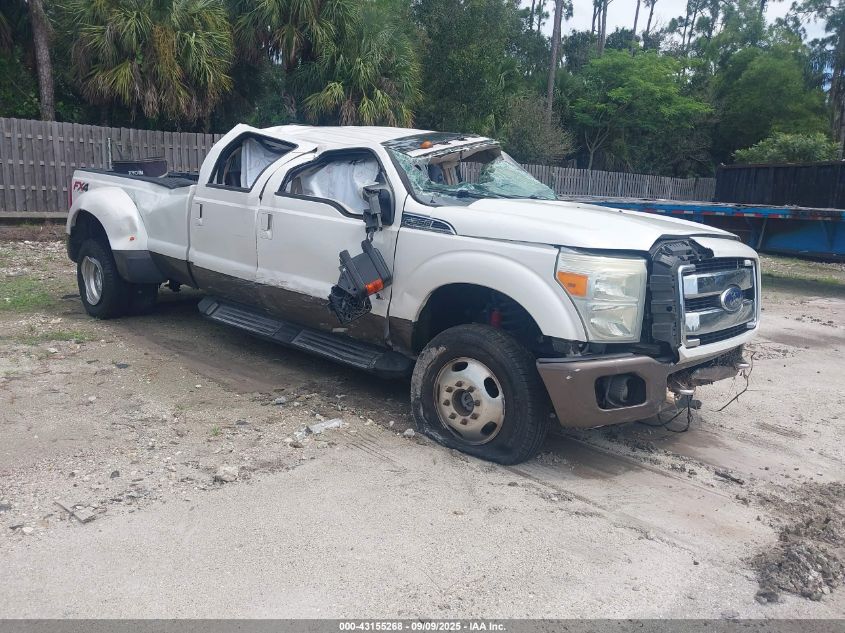 2015 Ford F-350 Lariat white truck diesel 1FT8W3DT4FEB92932 photo #1