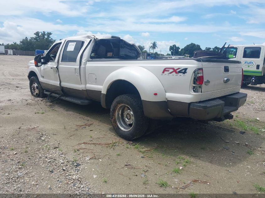 2015 Ford F-350 Lariat white truck diesel 1FT8W3DT4FEB92932 photo #4