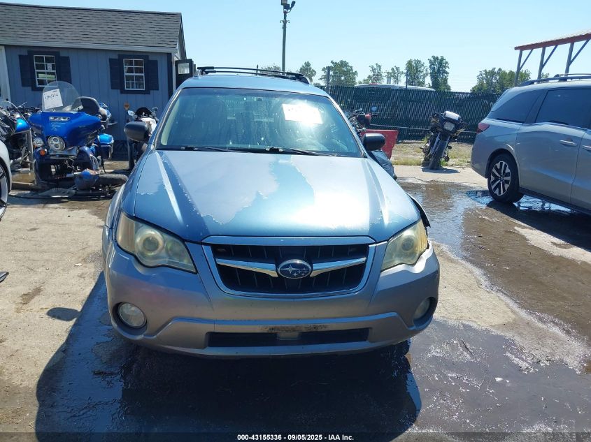 2008 Subaru Outback 2.5I/2.5I L.l. Bean Edition VIN: 4S4BP61C087333670 Lot: 43155336