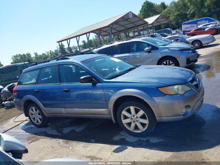 2008 Subaru Outback 2.5I/2.5I L.l. Bean Edition VIN: 4S4BP61C087333670 Lot: 43155336