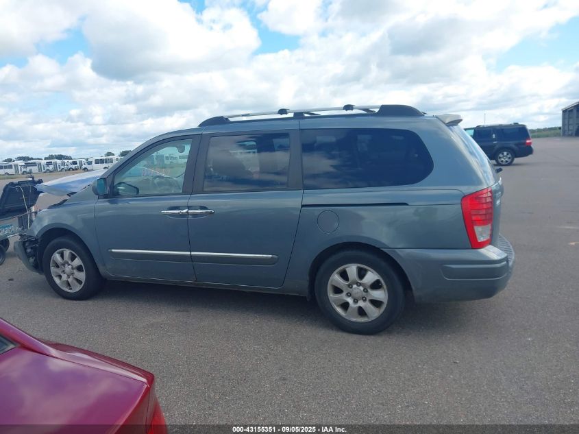 2007 Hyundai Entourage Gls/Limited/Se VIN: KNDMC233376037156 Lot: 43155351