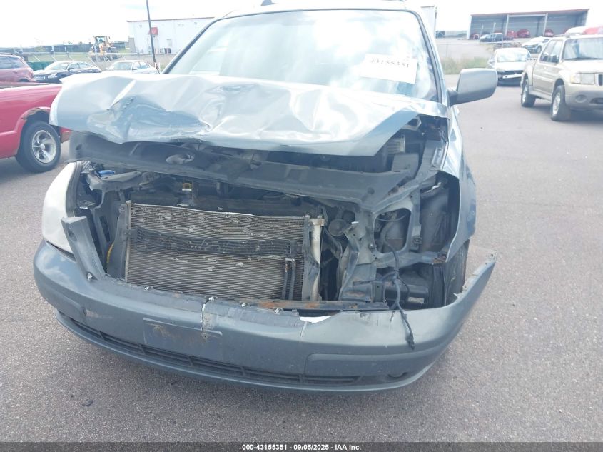 2007 Hyundai Entourage Gls/Limited/Se VIN: KNDMC233376037156 Lot: 43155351