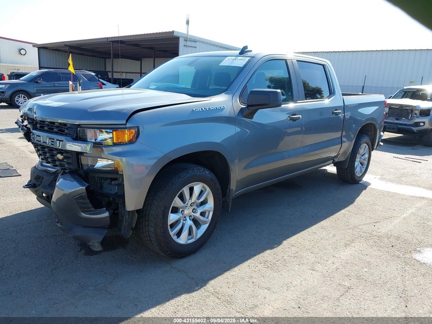 2020 CHEVROLET SILVERADO 1500 2WD  SHORT BED CUSTOM - 3GCPWBEK5LG275527