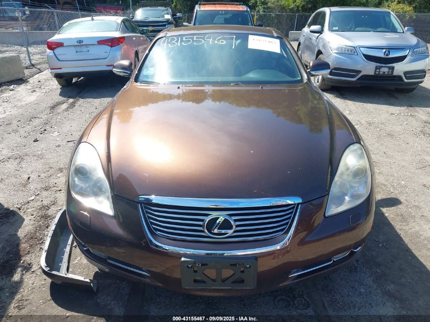 2008 Lexus Sc 430 VIN: JTHFN45Y189016408 Lot: 43155467