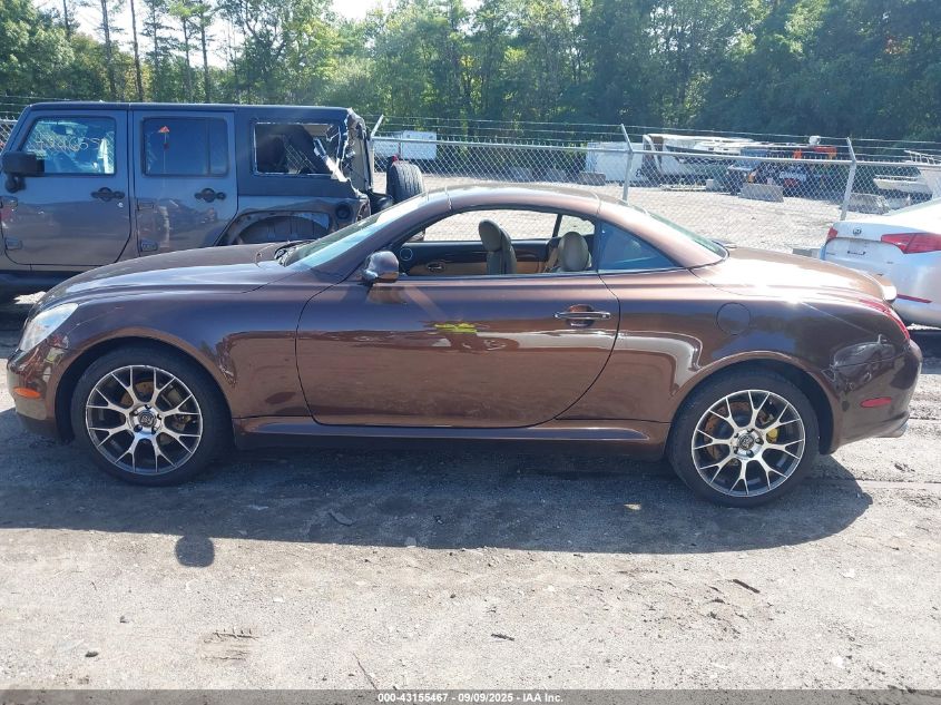 2008 Lexus Sc 430 VIN: JTHFN45Y189016408 Lot: 43155467