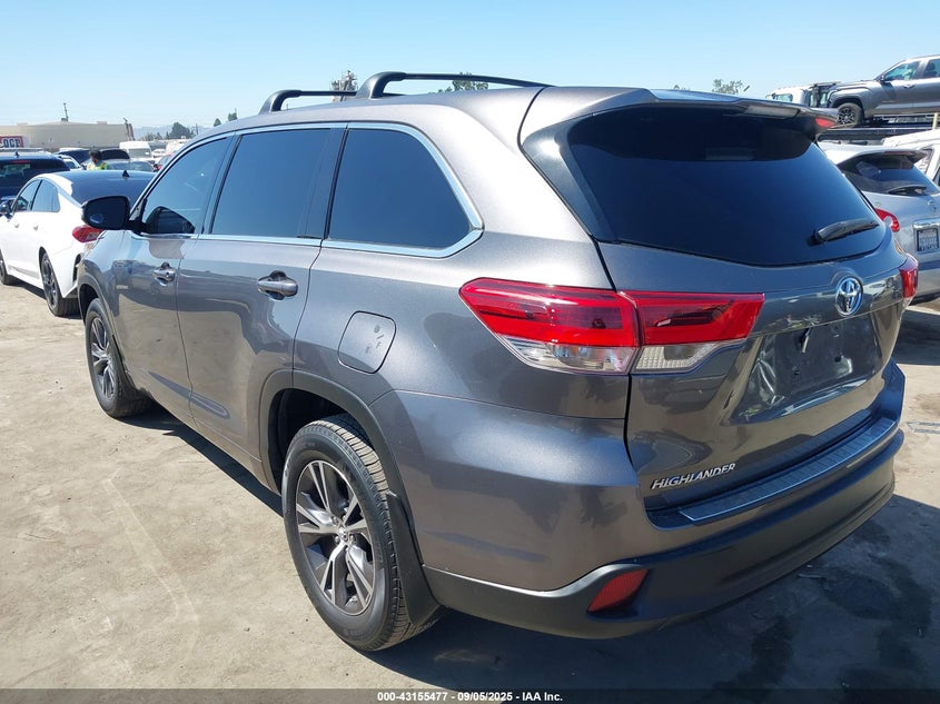 2018 TOYOTA HIGHLANDER LE/LE PLUS 5TDZZRFHXJS274917