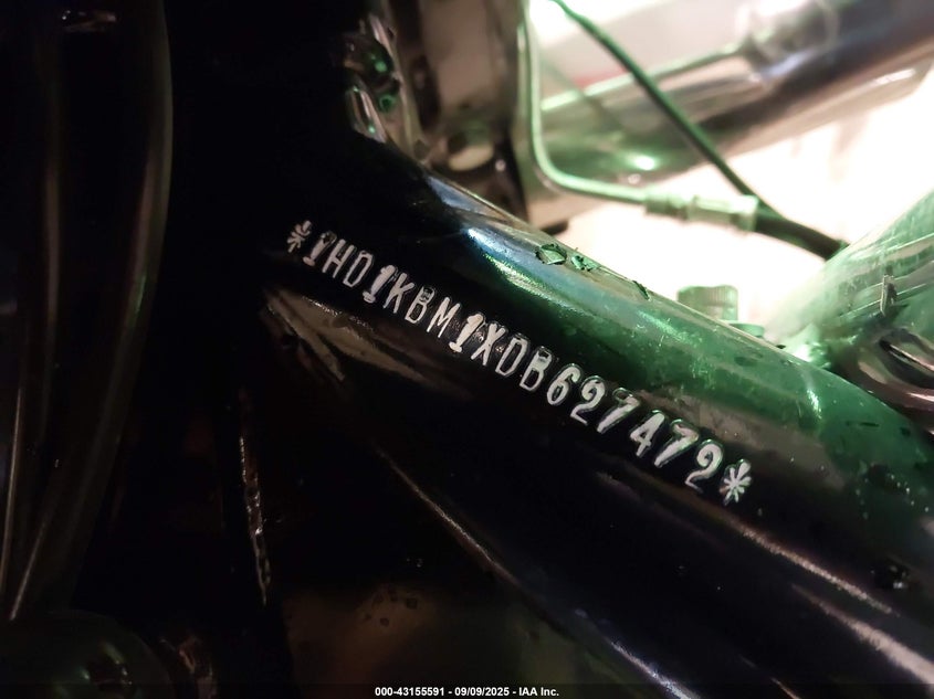 2013 Harley-Davidson Flhx Street Glide VIN: 1HD1KBM1XDB627472 Lot: 43155591