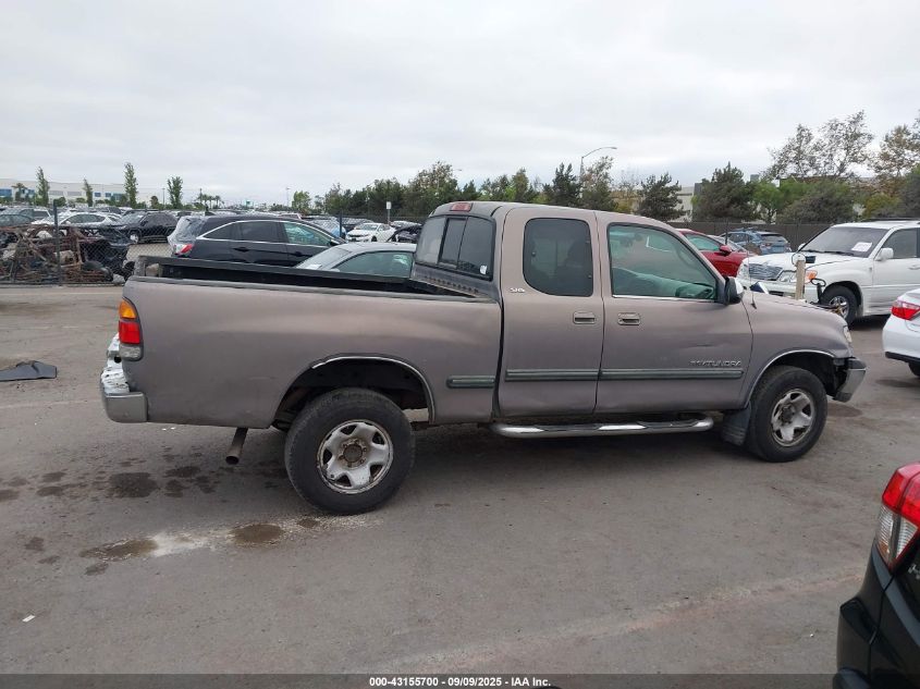 2002 Toyota Tundra Sr5 V8 VIN: 5TBBT44152S238851 Lot: 43155700