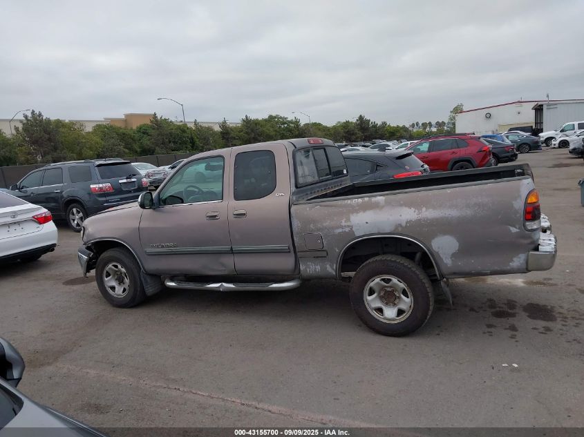 2002 Toyota Tundra Sr5 V8 VIN: 5TBBT44152S238851 Lot: 43155700