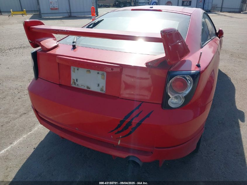 2000 Toyota Celica Gts VIN: JTDDY38T9Y0035058 Lot: 43155701