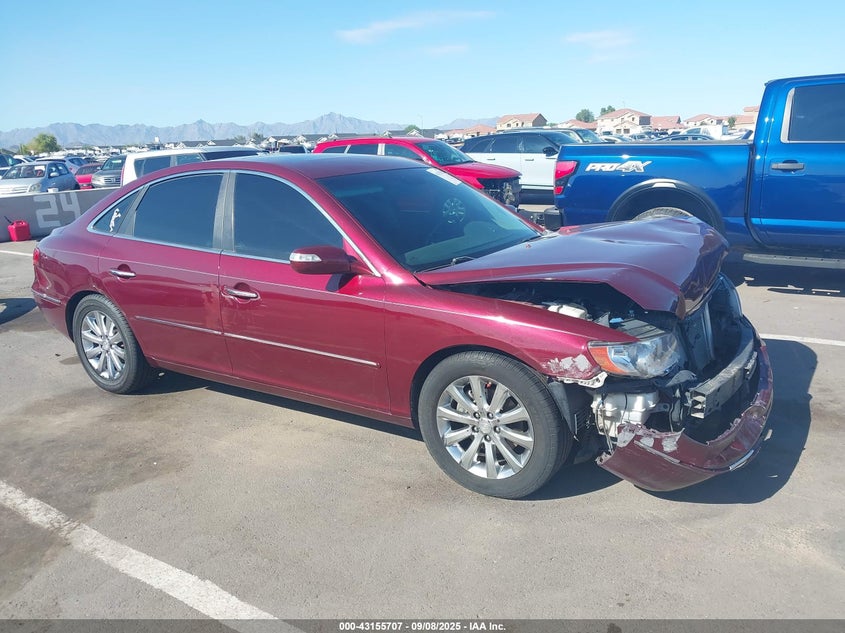 KMHFC46F19A344282 2009 Hyundai Azera Limited auction photo 1