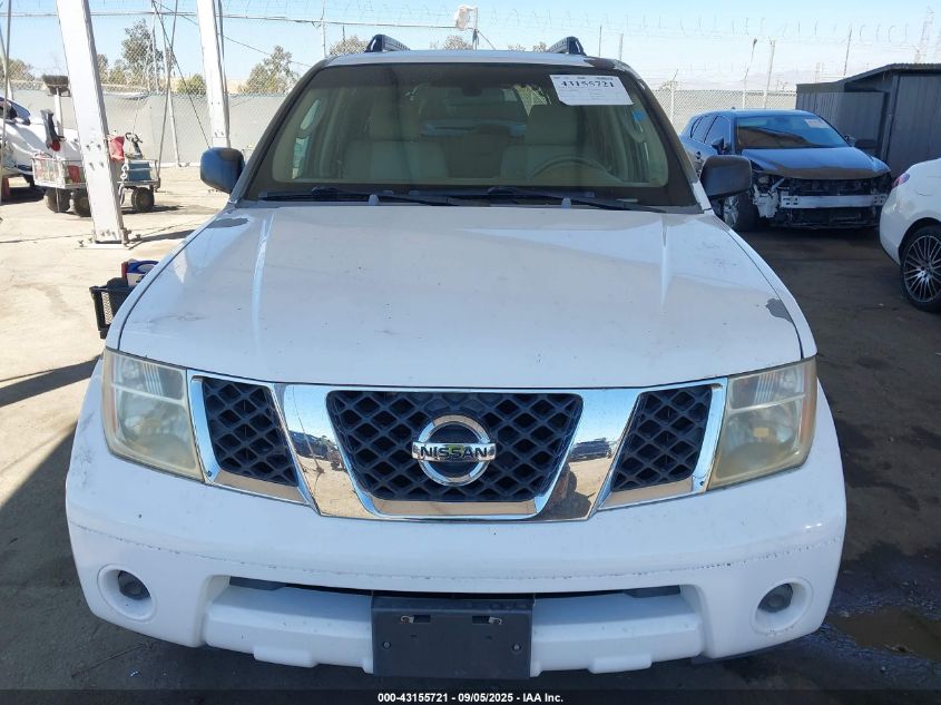 2005 Nissan Pathfinder Xe VIN: 5N1AR18U55C756450 Lot: 43155721