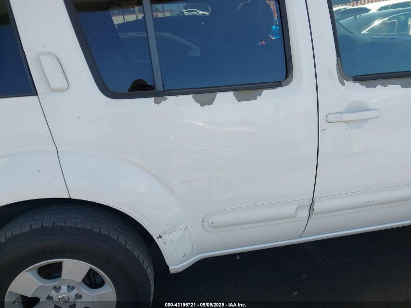 2005 Nissan Pathfinder Xe VIN: 5N1AR18U55C756450 Lot: 43155721