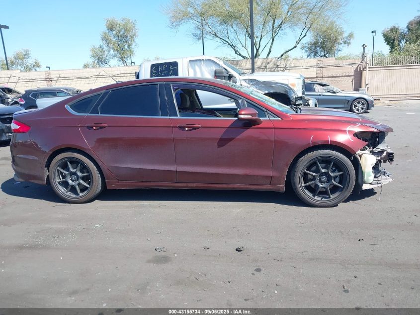 2016 Ford Fusion Se VIN: 3FA6P0HDXGR216015 Lot: 43155734