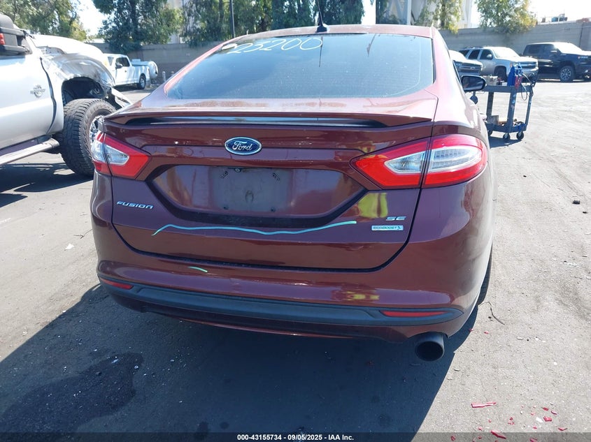 2016 Ford Fusion Se VIN: 3FA6P0HDXGR216015 Lot: 43155734