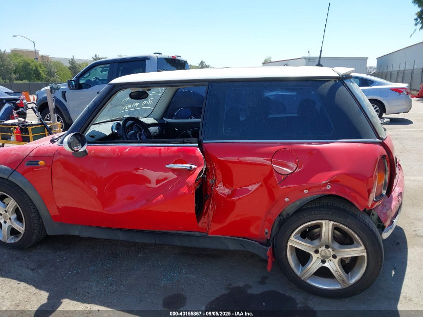 2003 Mini Cooper VIN: WMWRC33423TE15239 Lot: 43155867