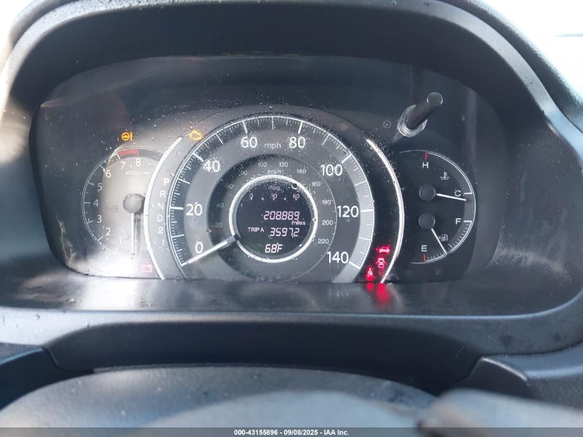 2012 Honda Cr-V Ex-L VIN: 5J6RM3H7XCL006304 Lot: 43155896