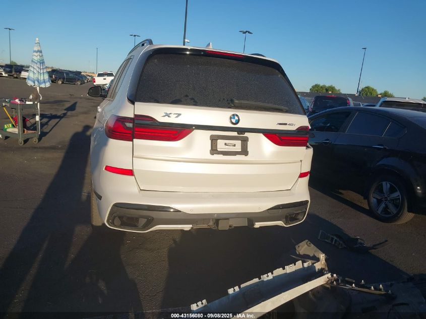 2022 BMW X7 xDrive40I VIN: 5UXCW2C02N9J88590 Lot: 43156080