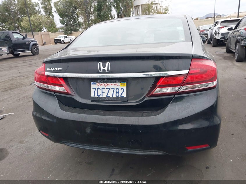 2013 Honda Civic Lx VIN: 19XFB2F58DE281223 Lot: 43156092