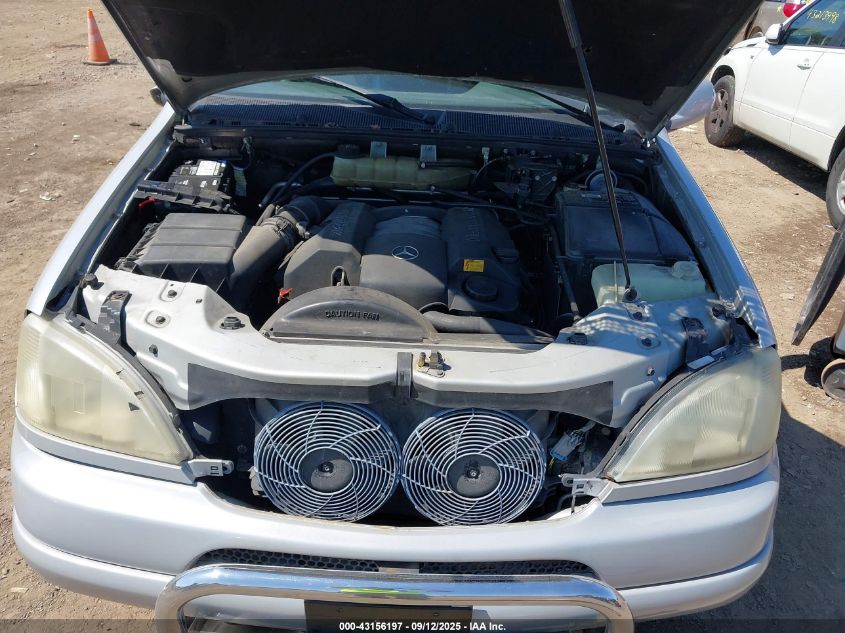 1999 Mercedes-Benz Ml 320 VIN: 4JGAB54E4XA123477 Lot: 43156197