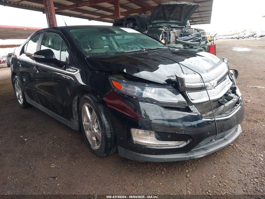 2013 Chevrolet Volt black hatchback hybrid 1G1RD6E40DU121323 photo #1