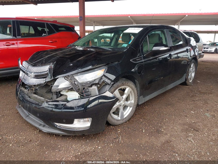 2013 Chevrolet Volt black hatchback hybrid 1G1RD6E40DU121323 photo #3