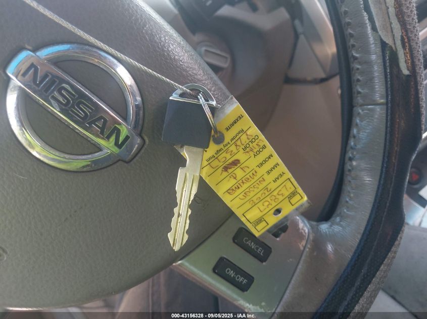 2008 Nissan Maxima 3.5 Se VIN: 1N4BA41E68C828397 Lot: 43156328