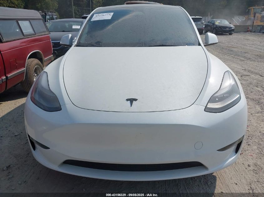 2023 Tesla Model Y Performance Dual Motor All-Wheel Drive VIN: 7SAYGDEF3PF804018 Lot: 43156329