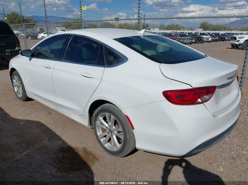 Vin: 1c3cccab1gn145197, lot: 43650689, chrysler 200 limited 20163