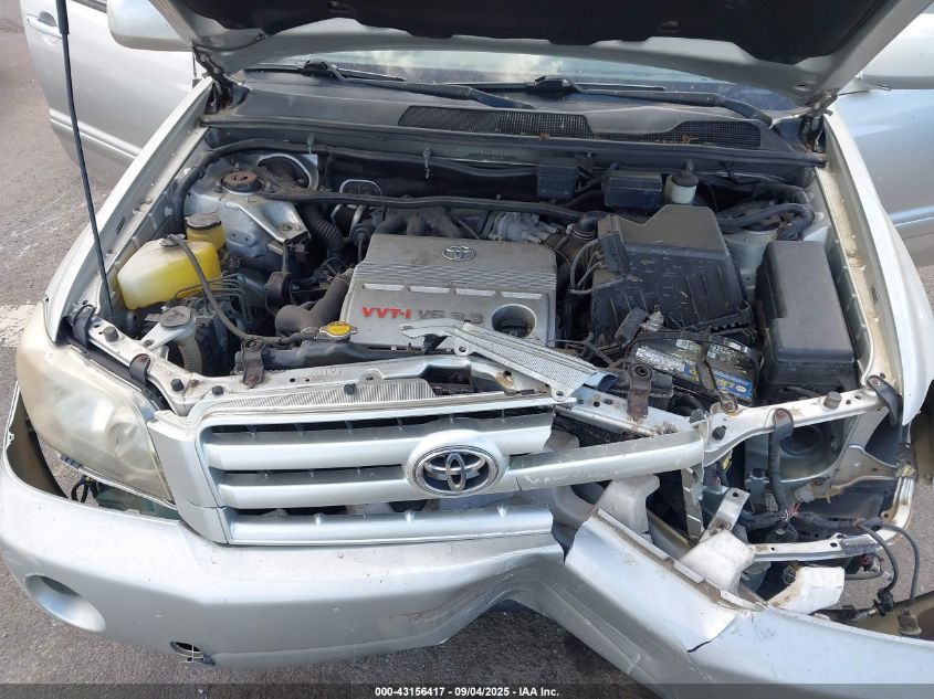 2005 Toyota Highlander Limited V6/V6 VIN: JTEGP21A650084809 Lot: 43156417