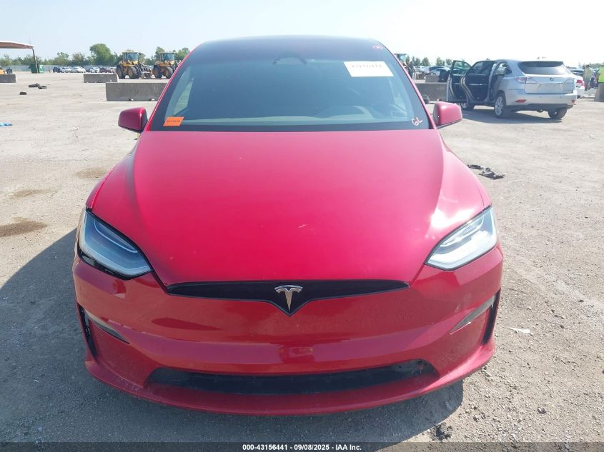 2023 Tesla Model X Plaid Tri Motor All-Wheel Drive VIN: 7SAXCBE64PF380036 Lot: 43156441