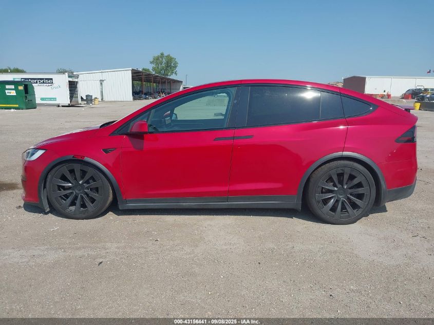 2023 Tesla Model X Plaid Tri Motor All-Wheel Drive VIN: 7SAXCBE64PF380036 Lot: 43156441