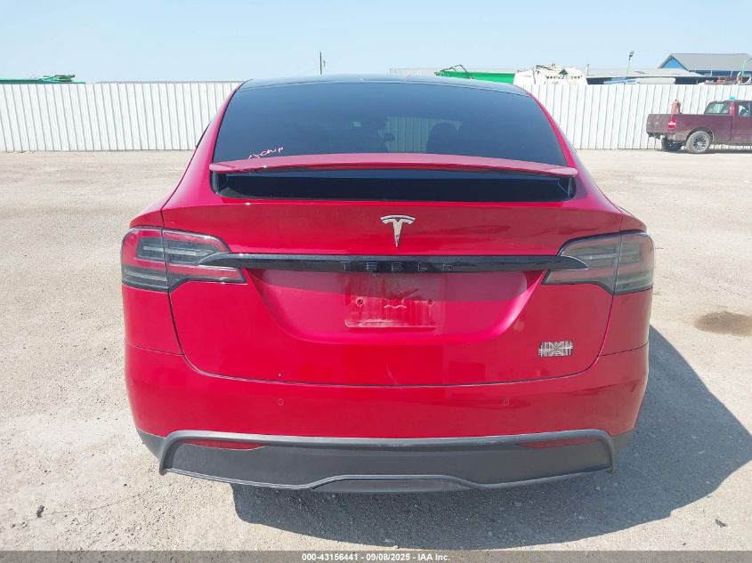 2023 Tesla Model X Plaid Tri Motor All-Wheel Drive VIN: 7SAXCBE64PF380036 Lot: 43156441