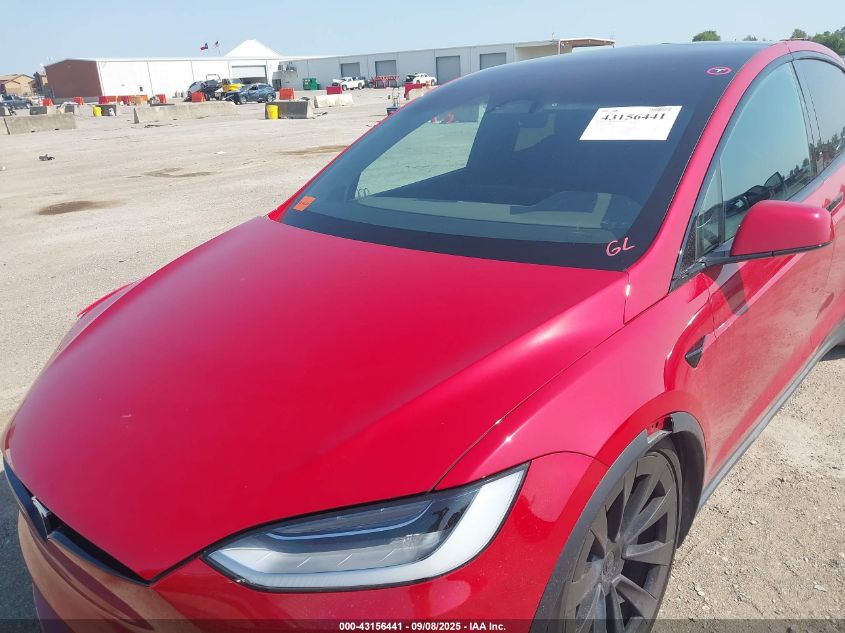 2023 Tesla Model X Plaid Tri Motor All-Wheel Drive VIN: 7SAXCBE64PF380036 Lot: 43156441