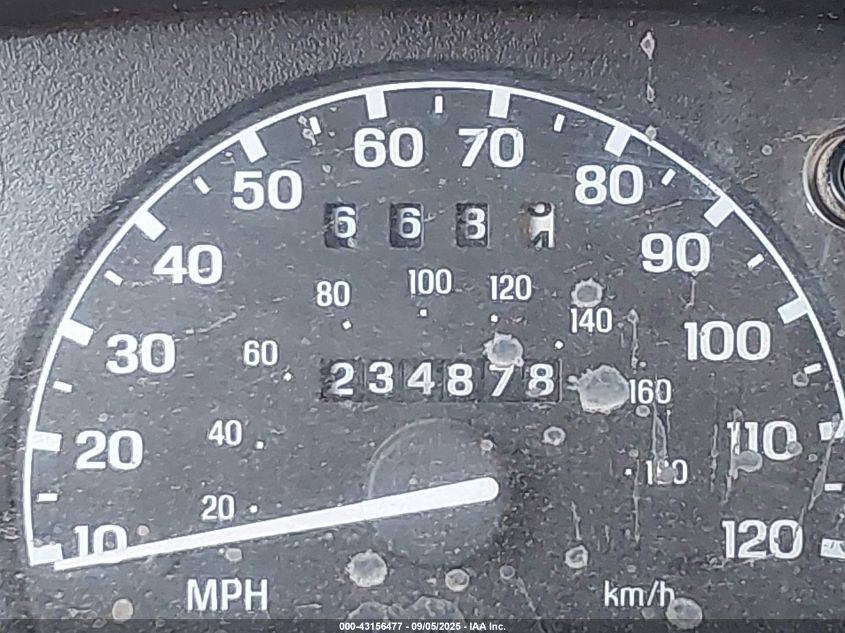 2000 Ford Ranger Xl/Xlt VIN: 1FTYR10C7YPB39697 Lot: 43156477