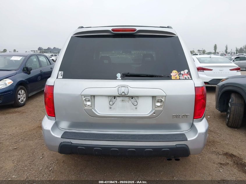 2005 Honda Pilot Ex-L VIN: 5FNYF18535B048723 Lot: 43156479