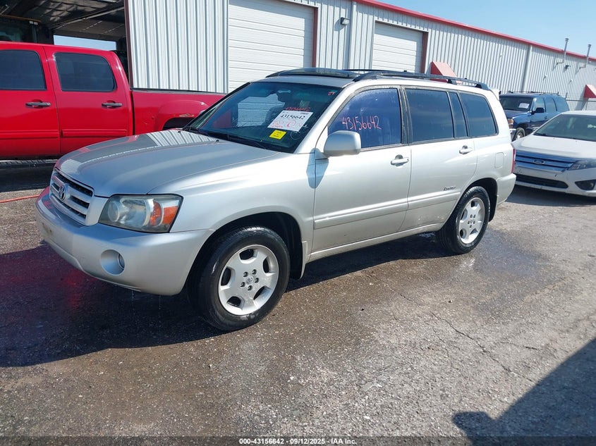 2007 Toyota Highlander Limited V6 silver other gasoline JTEDP21A870128024 photo #3