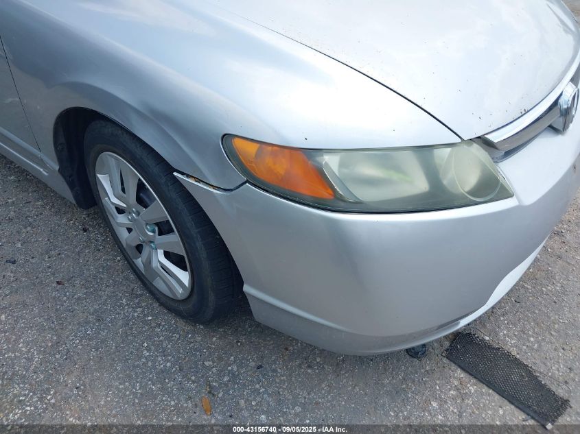 2008 Honda Civic Ex VIN: 1HGFA168X8L097830 Lot: 43156740