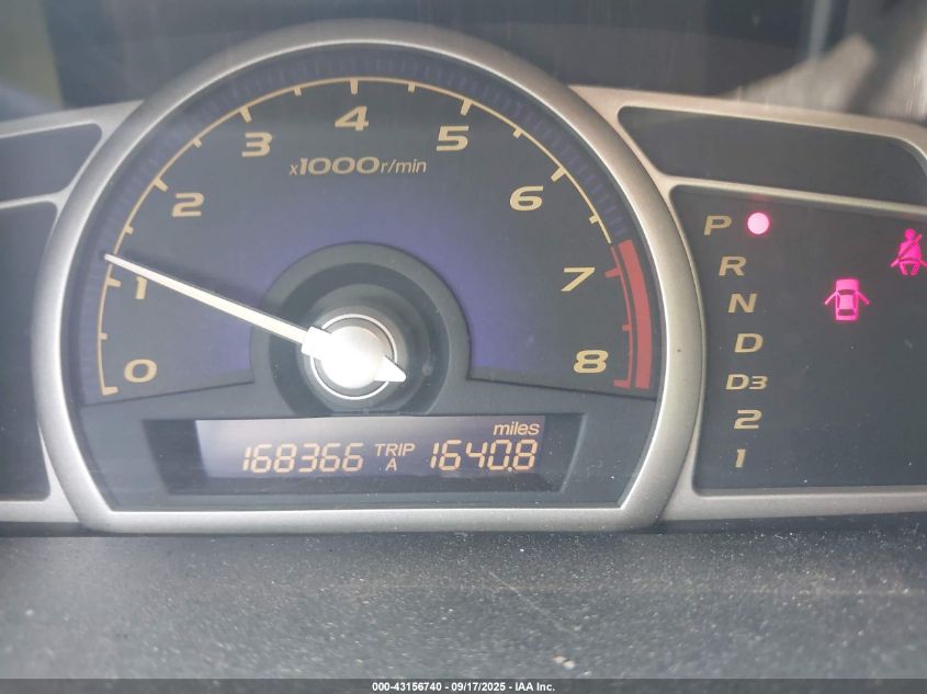 2008 Honda Civic Ex VIN: 1HGFA168X8L097830 Lot: 43156740